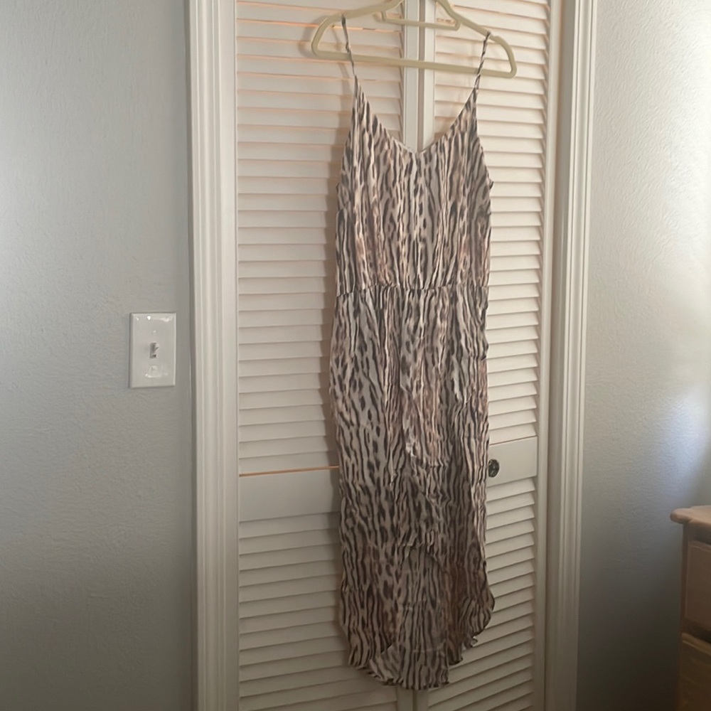 Hi Low animal print dress.
